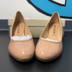 Anne Klein Women's Blush Patent Flats